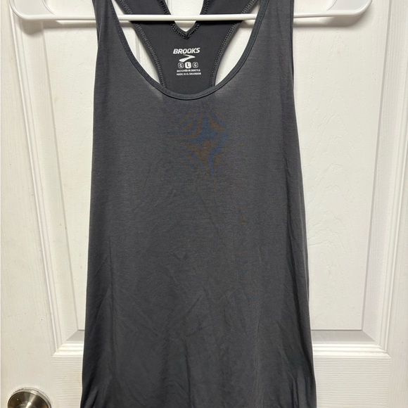 Brooks Women's Charcoal Tank Top - Picture 1 of 5